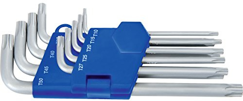 Heytec 50813488280 Winkelschraubendreher-Satz Torx 9-teilig