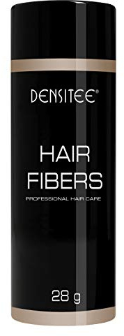 Schütthaar Streuhaar Haarverdichtung | Haarpuder | DENSITEE® | Verdeckt Haarausfall & Kahlheit Frauen & Männern mit Soforteffekt 28g Ansatz Retoucher für dichteres Haar Volumen | Hellblond