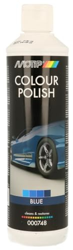 Motip Color Politur Colour Polish Blau Blue Lackpflege Auto 000748 500Ml