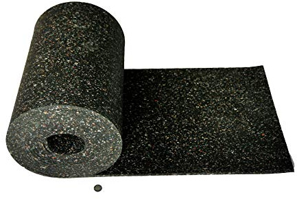 Gummimatte Anti-Vibrationsmatte aus Gummi 150x60x1cm SZAGATO | Made in Germany Dicke 10mm Antirutschmatte Bautenschutzmatte Gummigranulatmatte Kofferraummatte Anti-Rutschmatte