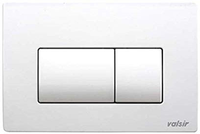 Valsir Plaque de Commande 215 x 145 mm pour Chasse d'eau Tropea S Blanche, Multicolore, Standard