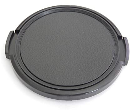 vhbw Bouchon d'objectif 62 mm Compatible avec Nikon 85 mm 1.8 AF D, 70-300 mm 4.0-5.6 AF D Ed Appareil Photo - Plastique Noir + Ouverture latérale