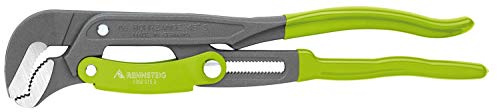 RENNSTEIG Rohrzange S-Maul 1“ (Zange mit Schnellverstellung, Öffnungsweite 0-42 mm, Länge 325 mm, Einhandbedienung, integrierter Klemmschutz) 1302 010 2