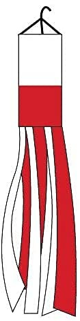 AZ FLAG Windsack Polen 150 cm Polnische Nylon | Für außen Windsack Polska verstärkte Nähte für außen