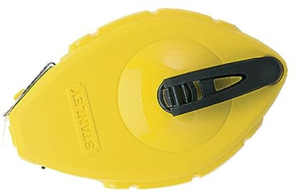 Stanley Schlagschnur, ABS-Kunststoff (Schiebefach, Edelstahl Endhaken, für 30 m Schnur) 0-47-440, gelb