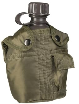 Mil-Tec Mixte - Bouteille Adulte-14505001 Olive Plastique Taille Unique