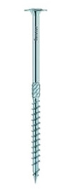 EUROTEC Paneltwistec Lot de 100 vis à tête plate pour construction en bois, bleues, 6 x 140 mm, avec 1 embout gratuit