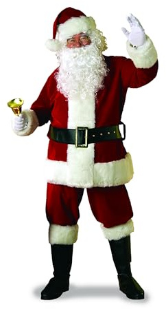 Rubies Ultra Velvet Santa Claus Suit for Adults, Men's XXL