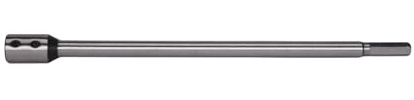 Century Drill & Tool 38113 12 Ship Auger Drill Bit Extension, Accepts Ship Auger Drill Bits with 1/2 Shank, ½ Shank Requires ½ Drill Chuck, High Carbon Steel, Set Screw Installed, Hex Key Included