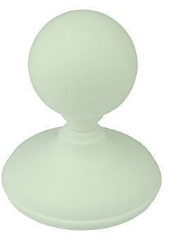 6 X Linic White Sphere/Round Fence Top Finials + 4 100mm Round Fence Post Caps. UK Made. (GT0022) Free UK Postage