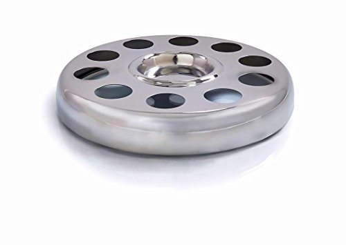 B & H Publishing Group 101349 Communion - Remembranceware - Silvertone Bread Plate Insert For Small Group Communion