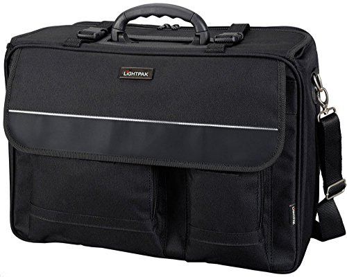 LIGHTPAK Pilotenkoffer The Flight Boardcase mit gepolstertem Laptopfach Polyester schwarz 46008