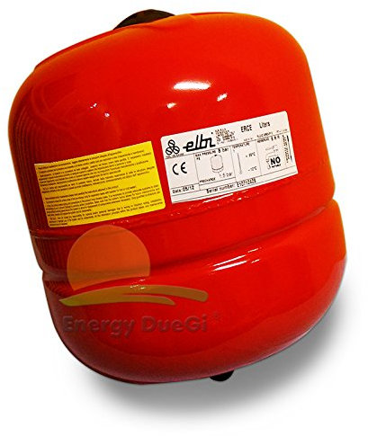 Elbi A102L34 Vaso da espansione per Riscaldamento erce-50, Blu/Rosso/Bianco