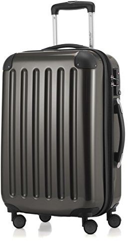 Hauptstadtkoffer ALEX - Kabinväska 55x38x23 cm, 42 l, TSA-lås, expanderbar hårdskalstrolley av PC/ABS, 3,2 kg, 4 dubbelhjul, grafit