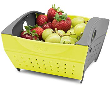 Fozzils Snap Fold Mini Colander 1 Qt, Green (516119)