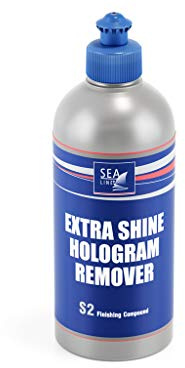 SEA-LINE S2 Finish Polierpaste 500g | Anti-Hologramm & Extra Shine | Hochglanz Politur für dunkle Lacke & Gelcoat | Entfernt Mikrokratzer & Polierschleier