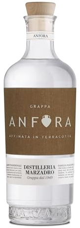 Marzadro, Grappa Anfora, affinamento in terracotta 10 mesi - bottiglia in vetro da 700ml