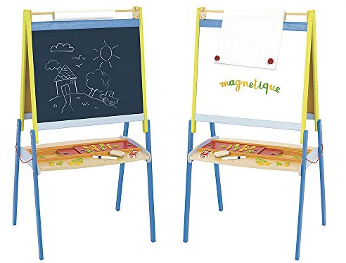 Jeujura - 8776-Tableau en Bois-Grand Tableau dessin en Bois XXL