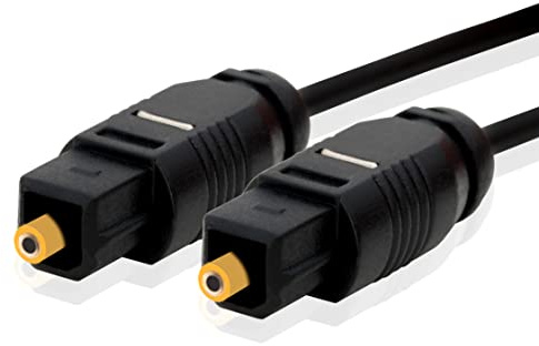 BIGtec 7,5m Toslink Kabel optisches digital Audio-Kabel SPDIF Digitalkabel HiFi ø 2,2mm LWL Lichtwellenleiter Glasfaserkabel Heimkino Soundbar Verstärker Stereoanlage