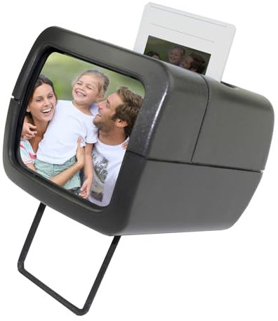 AP Visor de Diapositivas con Luz 2X – Ampliación Óptima para Diapositivas