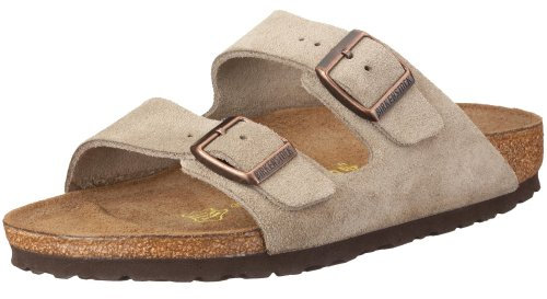 Birkenstock 051463 Arizona taupe, Suede Leather PIANELLE Uomo, Taupe EU 39