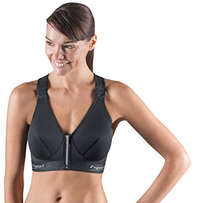 ZSPORT damen Zbra Silver, schwarz - schwarz, 95F (Herstellergröße: 110F)