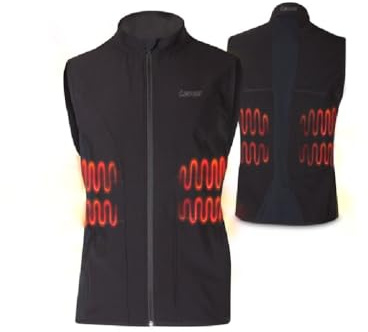 Lenz Heat 1.0 Gilet Chauffant pour Femmes, Schwarz, S
