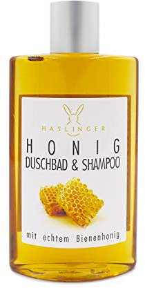 HASLINGER Nr. 2202, Honig Shampoo & Duschbad mit Bienenhonig 200ml, Luxuskosmetik