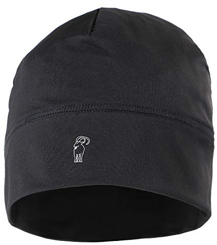 ALPIDEX Berretto Corsa Calcio Sportivo Bici Cappello Running Donna Uomo Skull cap, Colore:Black