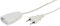 Vivanco EV5W - Cable de alimentación de 5 metros, blanco
