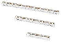 ABB Phasenschiene 2Ph., 12Pins, 10qmm ABB PS2/12A, Yellow, Schiene, Kunststoff, Terminalblock