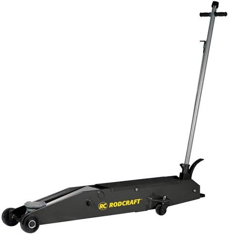 Rodcraft RH501 Rangier-Wagenheber, 5 tonnen Hubkraft, Hubhöhe 680 mm | Min. Höhe 150 mm, 1420 mm Chassislänge, 95 kg Gewicht, Robuste Ausführung. Ideal für Nutzfahrzeuge und Werkstätten