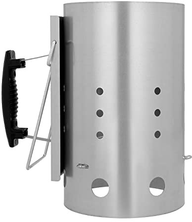 Papillon Kit CIMINIERA ACCENSIONE per Carbone 17x27h Acciaio Inox