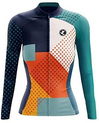UGLY FROG LJW03 Frühling & Herbst MTB Fahrradtrikot Langarm Shirt Damen Breathable Radfahren Fahrrad Lange Hülsen Jersey Fahrrad Hemd Frauen Langarm Fahrradbekleidung