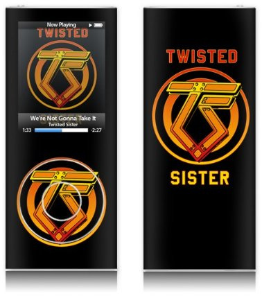 MusicSkins Twisted Syster – logotyp för Apple iPod nano (4: e generationen)
