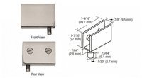 CRL EH225 Brushed Nickel Glass Door Pivot Hinges