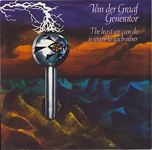 VAN DER GRAAF GENERATOR The least we can do is wave to each other. TOP COPY. ULTRA RARE first pressing of Peter Hammills masterpiece on matt pink scroll charisma. The least we can do was recalled after its original release and remastered by Peter Hammill. This is the 1st pressing of the first mix, CAS 1007 A2. Garrod and Lofthouse matt gatefold sleeve