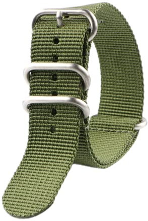 Praetorian® DiverTec Extrem NATO/Zulu Armband -Uhrenarmband Military Green 22mm