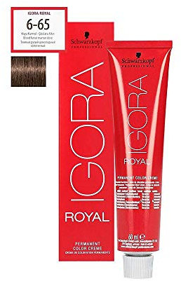 Schwarzkopf - Igora Royal Haarfarbe, 60 ml, Farbton 6-65, dunkelblond, goldbraun