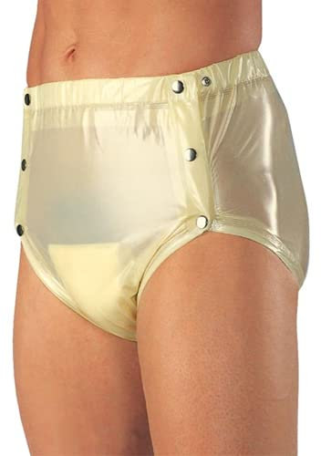 Suprima Inkontinenz-Slip mit großen Druckknöpfen gelb S