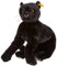 Steiff Nero Schlenker Panther - 40 cm - Kuscheltier für Kinder - Plüschpanther - weich & waschbar - schwarz - (084072)