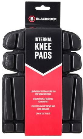Blackrock EVA Knee Pads for Work Trousers, Cut To Size Knee Pad Inserts for Men and Women, Soft EVA Foam, Protectors, Tough DIY, Flooring, Construction, PPE, Plumber, Mechanic