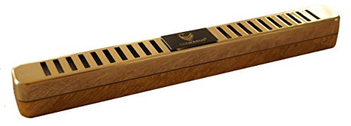 GERMANUS Humidor Befeuchter länglich Gold
