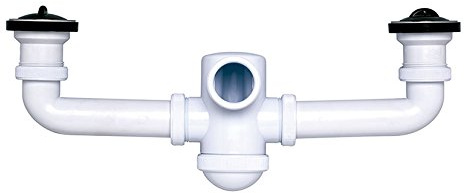 Crearplast c-70 - Sifon botella horizontal 1.1/2-40 doble valvula