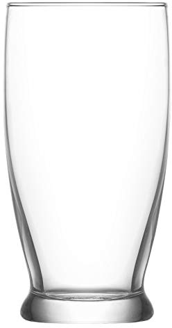 LAV 6x Clear 350ml Roma Highball Glasses - Tall Hi Ball Glass Water Gin Juice Cocktail Drinking Glassware Tumblers Set