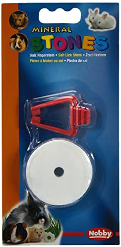 Nobby Salt Lick Stone with Holder 50 g, 1 Item (Pack of 1)