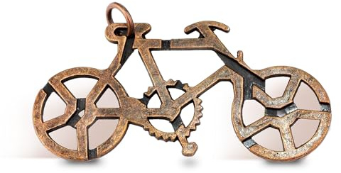 Logica Spiele Art. Amsterdam Fahrrad - Metallpuzzle - Schwierigkeitsgrad 3/6 Shwerig - Cast Puzzle - Resiseserie