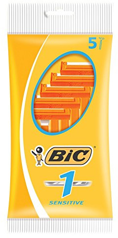 Bic 1 Sensitive Einwegrasierer, 5er-Pack