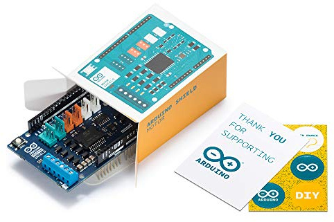 Arduino Motor Shield REV3 [A000079] - Erweiterung zur Steuerung von DC-Motoren, Schrittmotoren und Servos, kompatibel mit Arduino UNO, ideal f�r Roboterprojekte und Motorsteuerung.