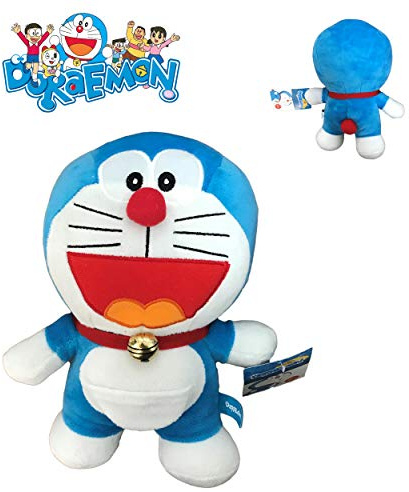 Plusch von DORAEMON Roboter-Katze Mund öffnen LACHT Version 20cm - Original und OFFIZIELLE